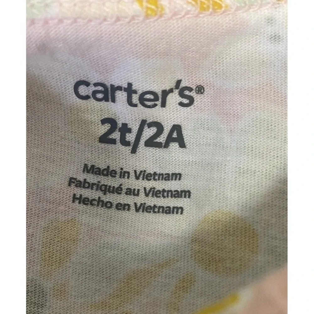 Marigold Floral Cap-Sleeve A-Line Dress Baby Girls Size 2T